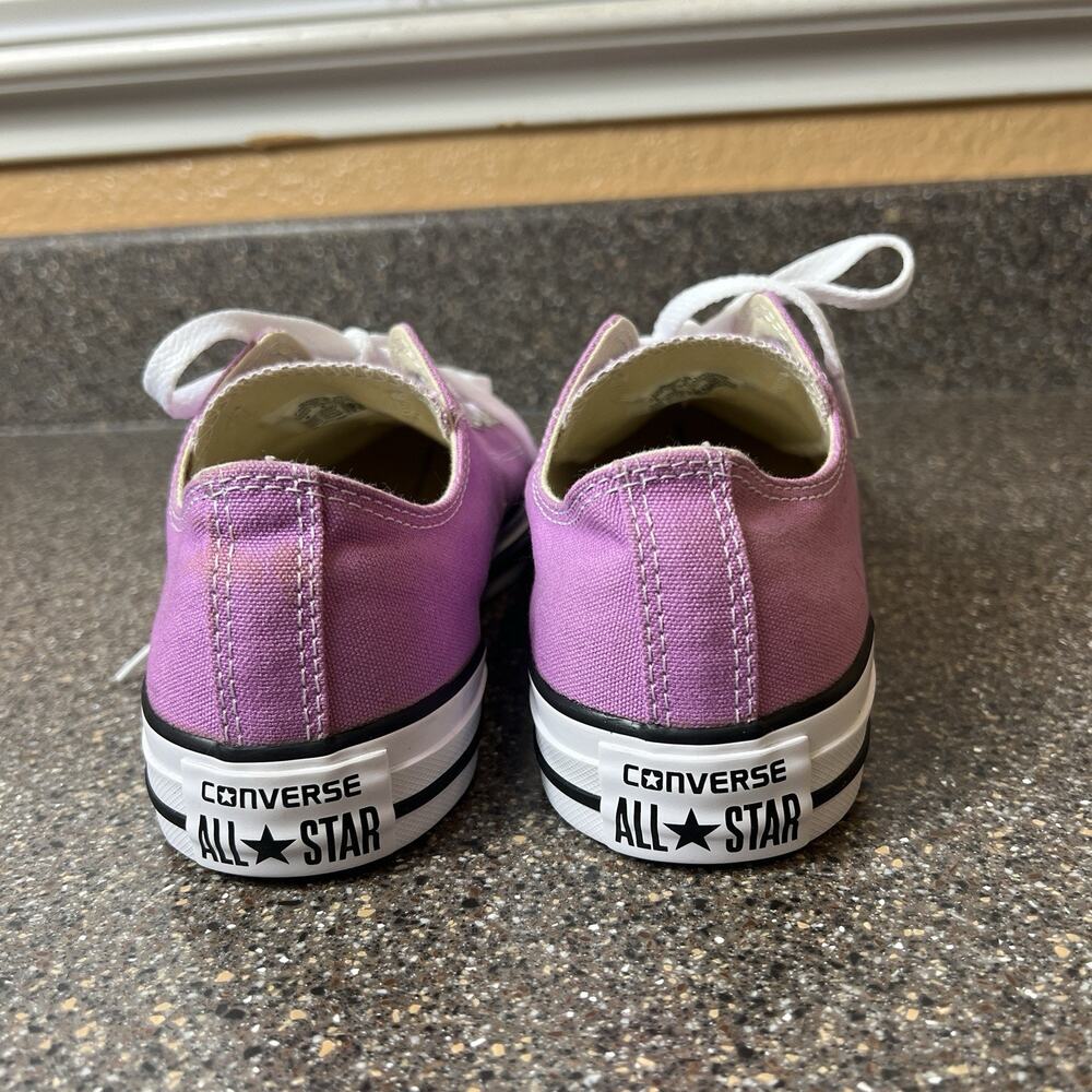 Converse All Star Classic Low Top Sneaker Purple/Pink Womens Sz 8 Lace Up Mens 6 - Picture 8 of 10